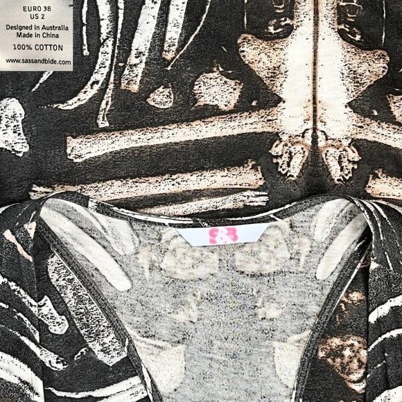 SASS & BIDE Print Maxi Dress Sleeveless s6 - Picture 4 of 4